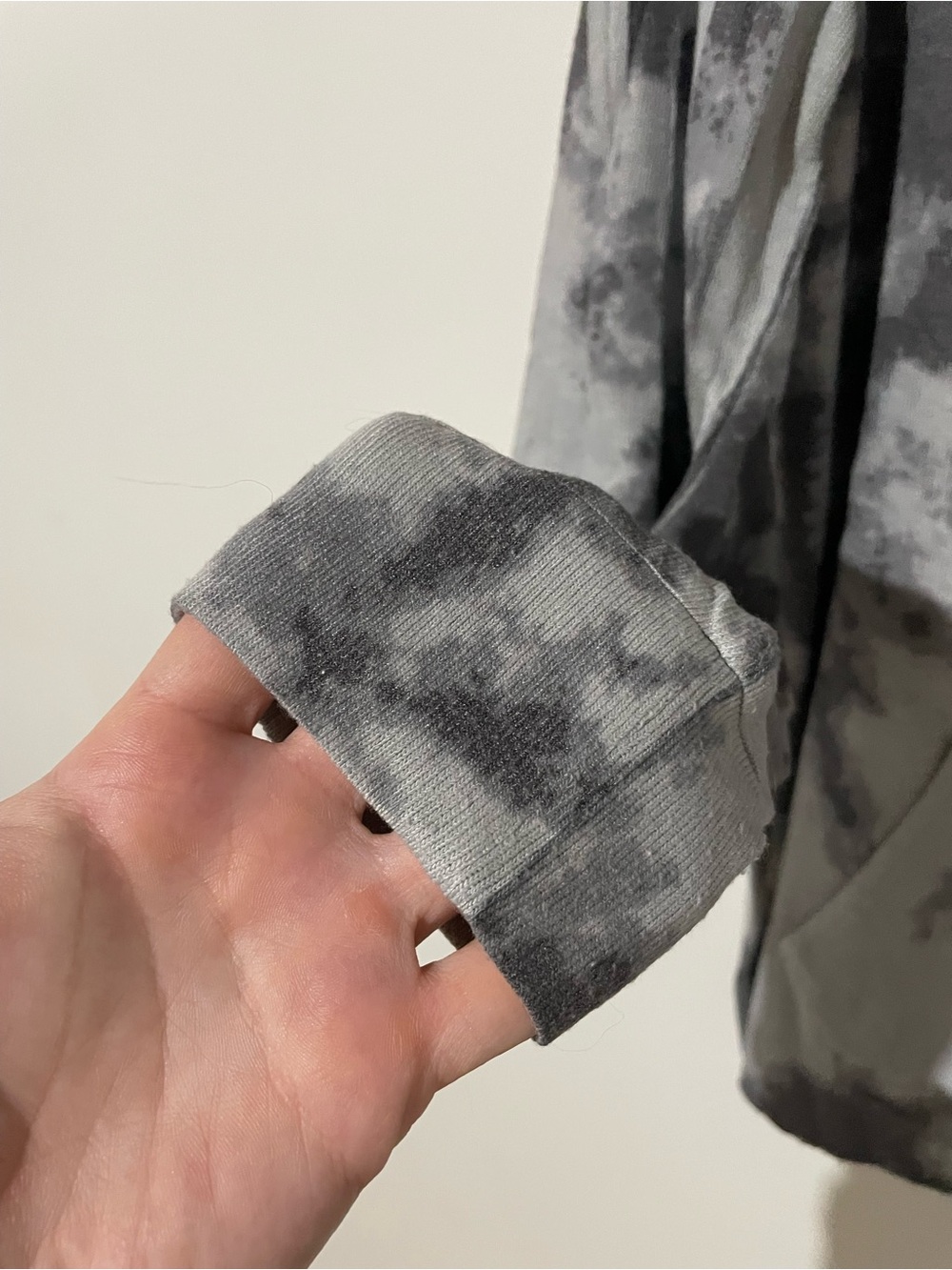 For The Republic Light Gray Hooded Pullover - Picture 4 of 6